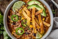 Chipotle Smoked Chicken Tortilla Soup Recipe