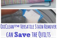 Revive Faded Quilts with OxiClean: Fabric Cleaning Guide