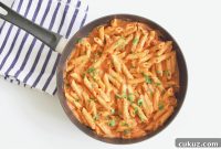 Creamy Dairy-Free Penne alla Vodka with Cashew Sauce
