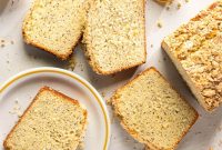 Lemon Poppy Seed Streusel Loaf with Crumb Topping