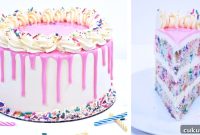 Classic Funfetti Birthday Cake Recipe with Sprinkles
