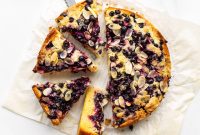 Black Currant Cake Recipe with Fresh Berries and Cream Cheese Frosting