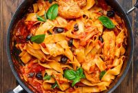 Chicken Cacciatore Pasta Recipe: Rustic Italian Chicken and Pasta