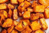 Crispy Air Fryer Sweet Potato Cubes Recipe