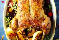 Apple-Stuffed Roast Duck Recipe for Holiday Dinner