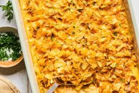 Creamy Cheddar Hashbrown Casserole Recipe