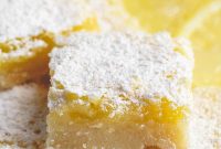 Tangy Lemon Bars with Buttery Shortbread Crust