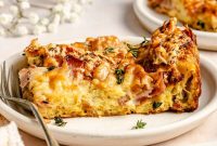 Savory Croque Monsieur Breakfast Casserole Recipe