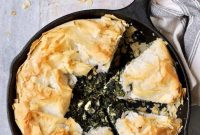 Skillet Spanakopita: Quick Greek Spinach and Feta Pie Recipe