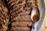 Slow Cooker Brisket with Caramelized Onions | Whole30 Paleo