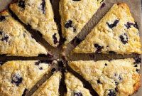 Lemon Blueberry Scones Recipe — Flaky Citrus Berry Scones