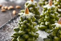 Matcha Cookie Christmas Tree Stacks: Festive Layered Holiday Treats