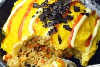 Japanese Omurice Recipe: Fluffy Omelet Over Ketchup Rice