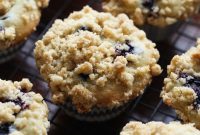 Blueberry Muffins with Cream Cheese Swirl