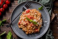 Creamy Tomato and Basil Risotto Recipe — Classic Italian Risotto