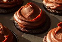 Bear-Shaped Chocolate Cupcakes with Silky Chocolate Mousse Filling