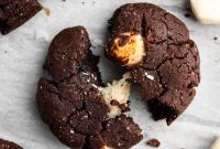 Vegan Peppermint Hot Chocolate Cookies — Flourless Recipe