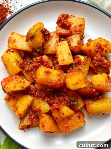 kimchi on plate