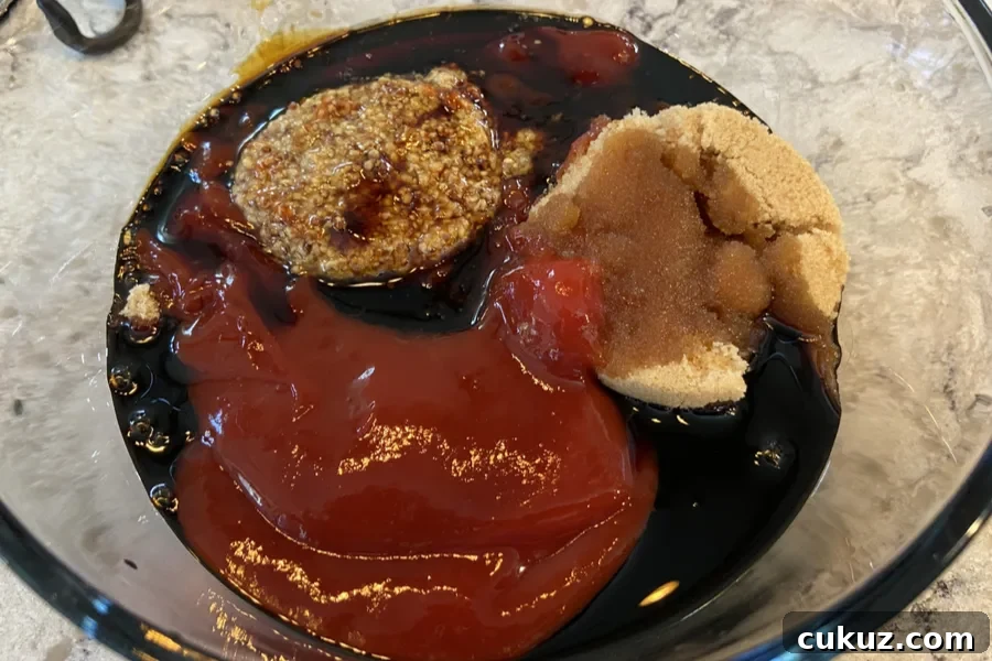 slow cooker baked bean sauce 