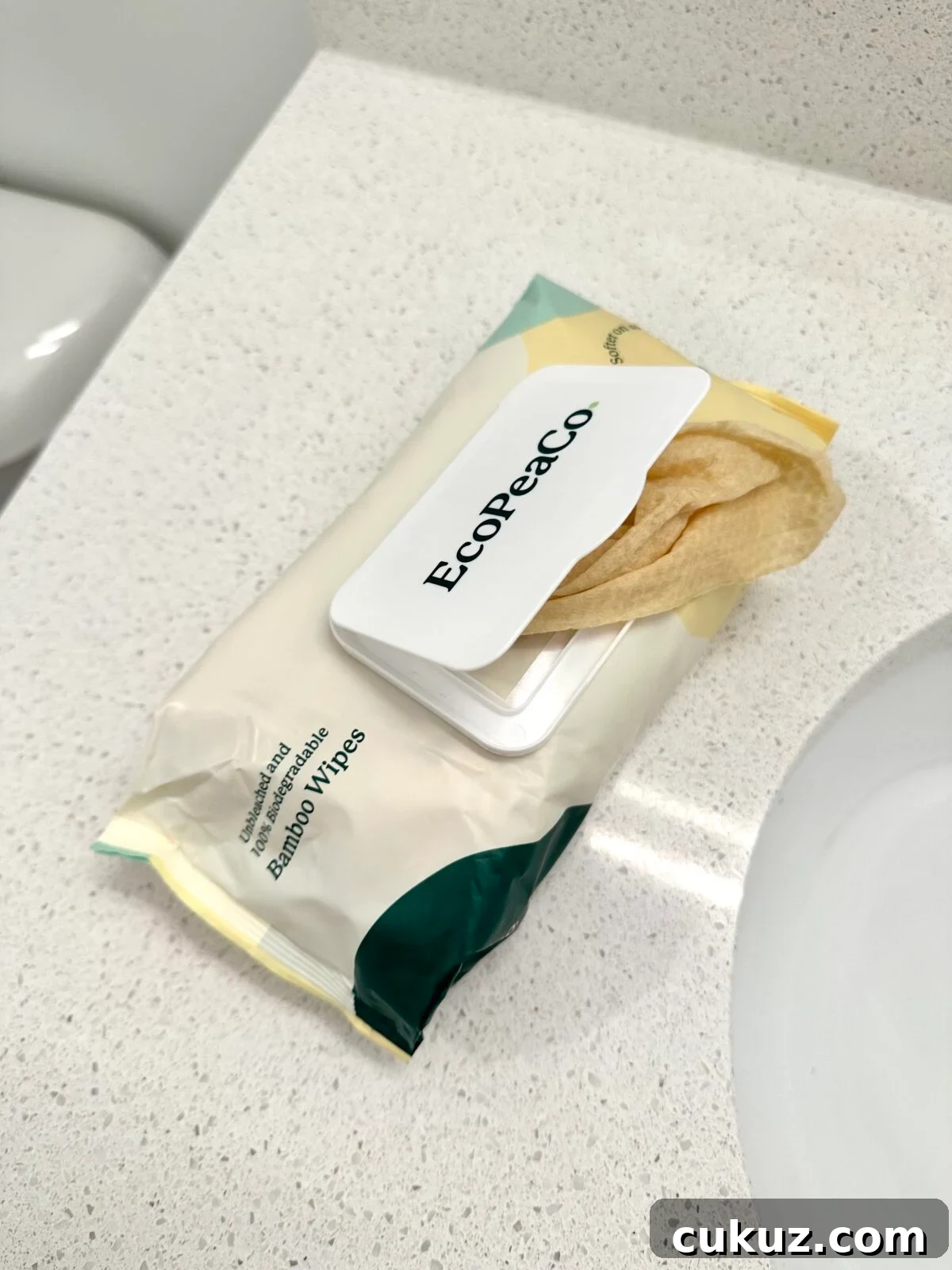 non-toxic plastic-free baby wipes from eco pea co on TheFiltery.com
