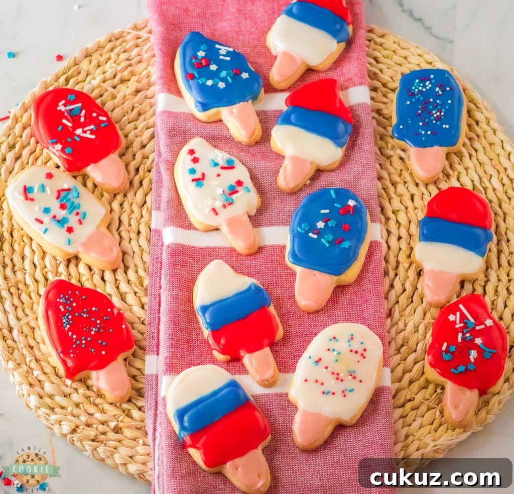 Popsicle Sugar Cookies Recipe: Colorful Summer Cookie Ideas 4 popsicle cookies