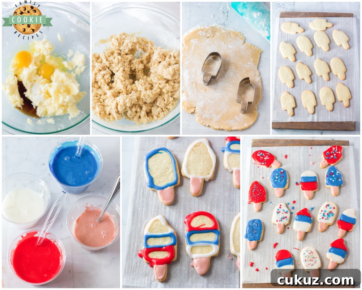 Popsicle Sugar Cookies Recipe: Colorful Summer Cookie Ideas 6 how to make popsicle cookies
