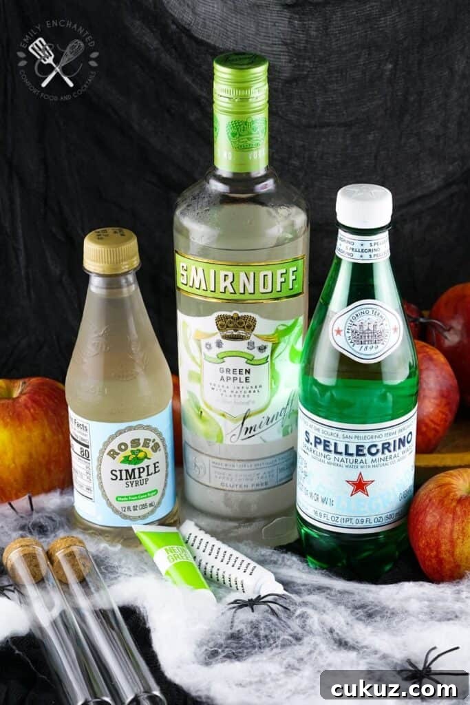Poison Apple Vodka Shot Ingredients