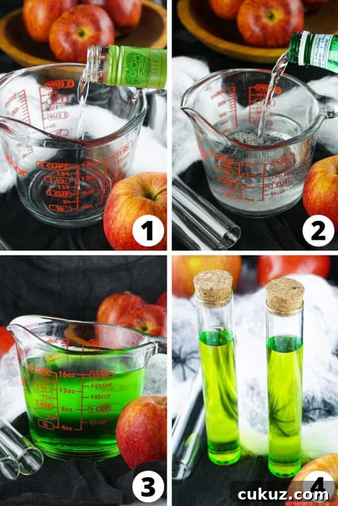 Poisoned Apple Test Tube Shots
