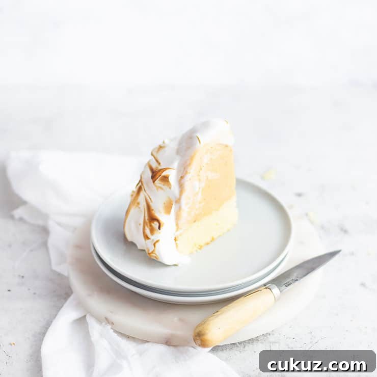 single slice of cake on a plate