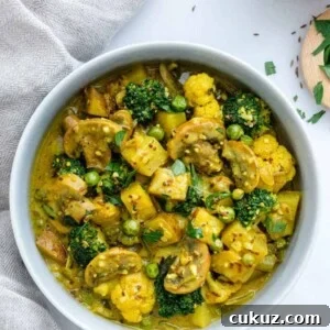 Perfect Potato and Pea Coconut Curry Plant Based on a Budget 2