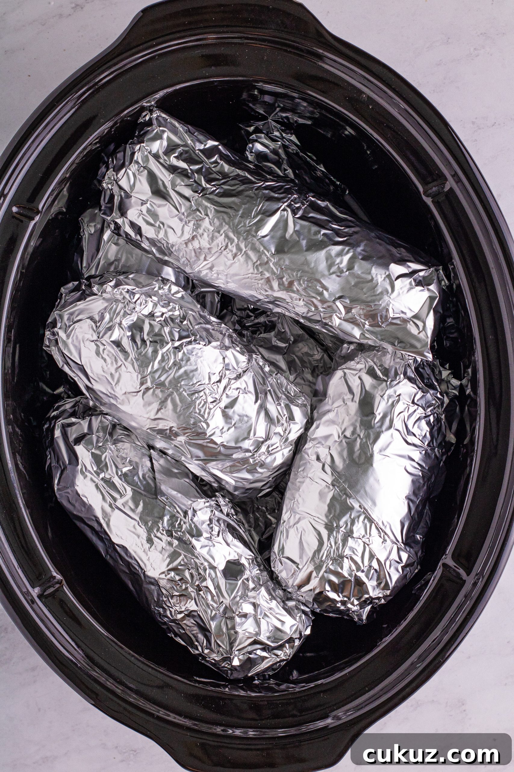 Potatoes in foil