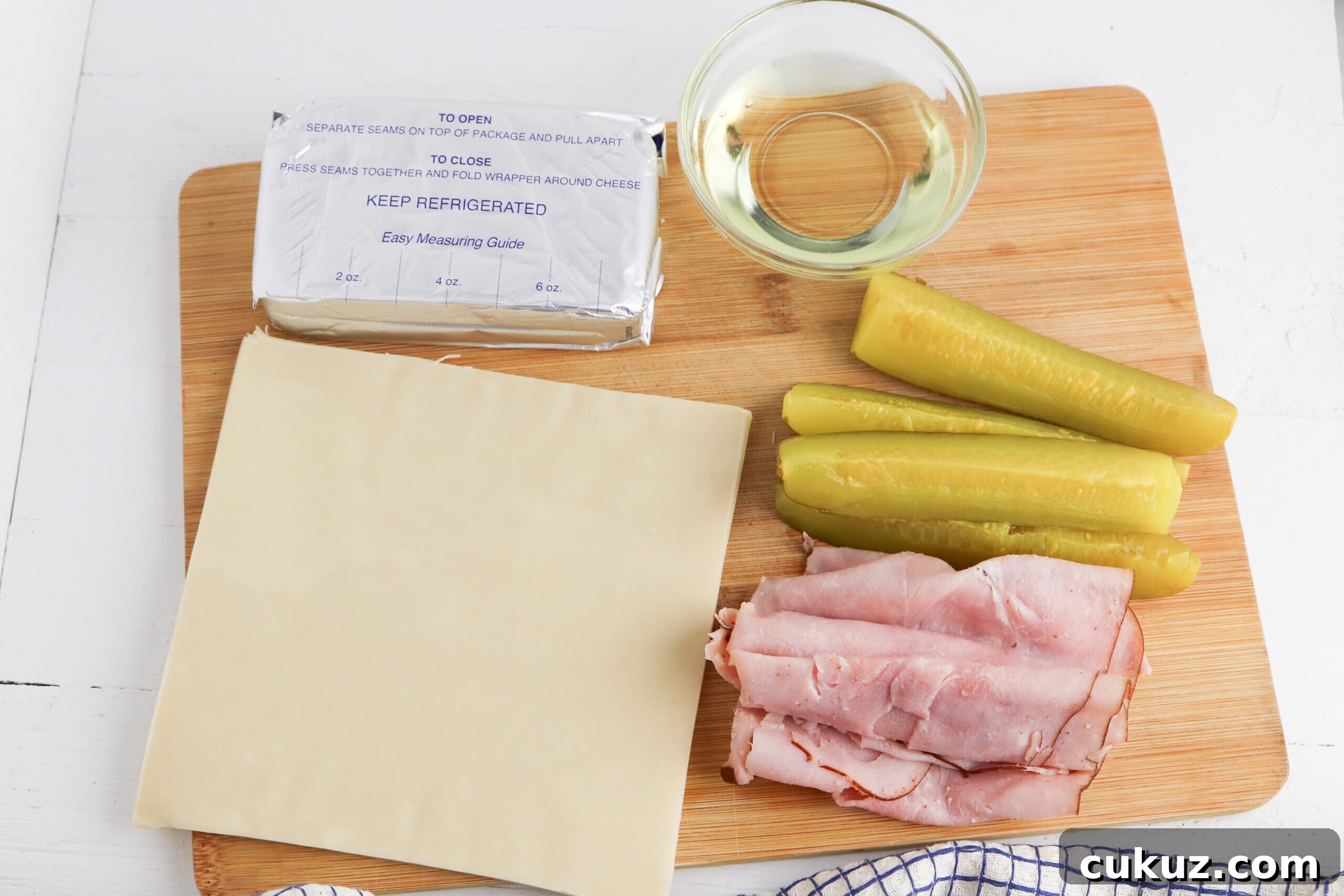Try the delicious air fryer pickle egg rolls with ham and cream cheese ingredients