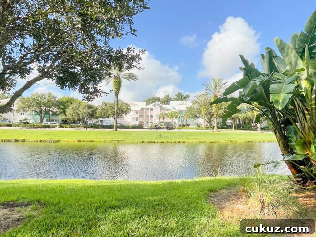 Picture of Old Key West Resort with water and villas across the river.