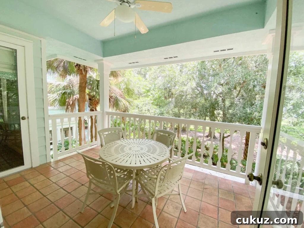 patio view at Old Key West Resort Villa.