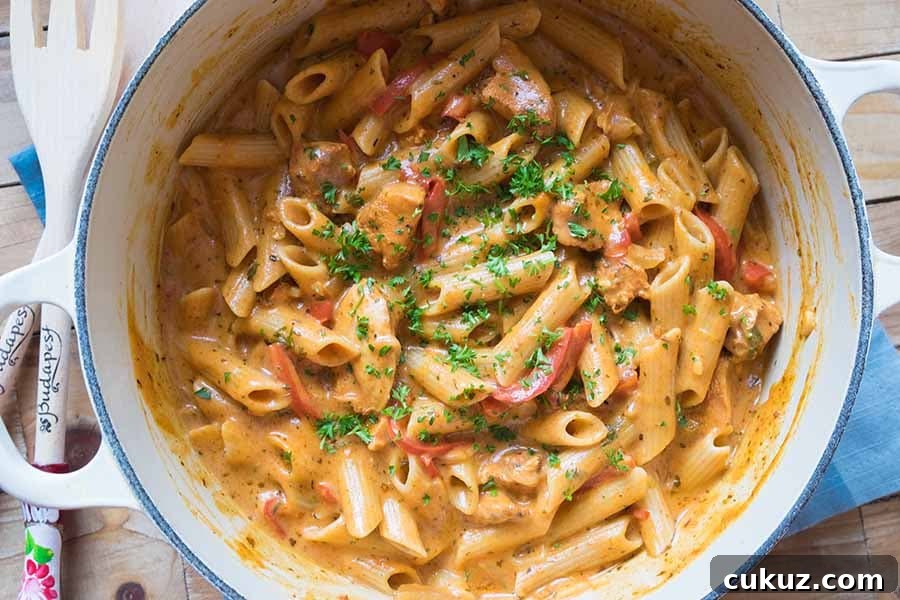 one pot, chicken, paprikas dinner