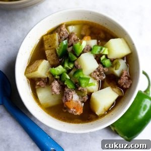 Bowl of Caldillo de Carne Molida
