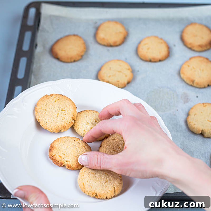 Removing from the Baking Sheet | Low-Carb, So Simple