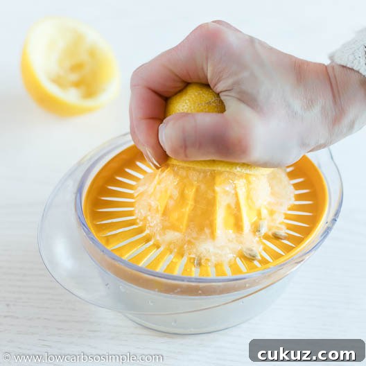 Squeezing Lemon Juice | Low-Carb, So Simple