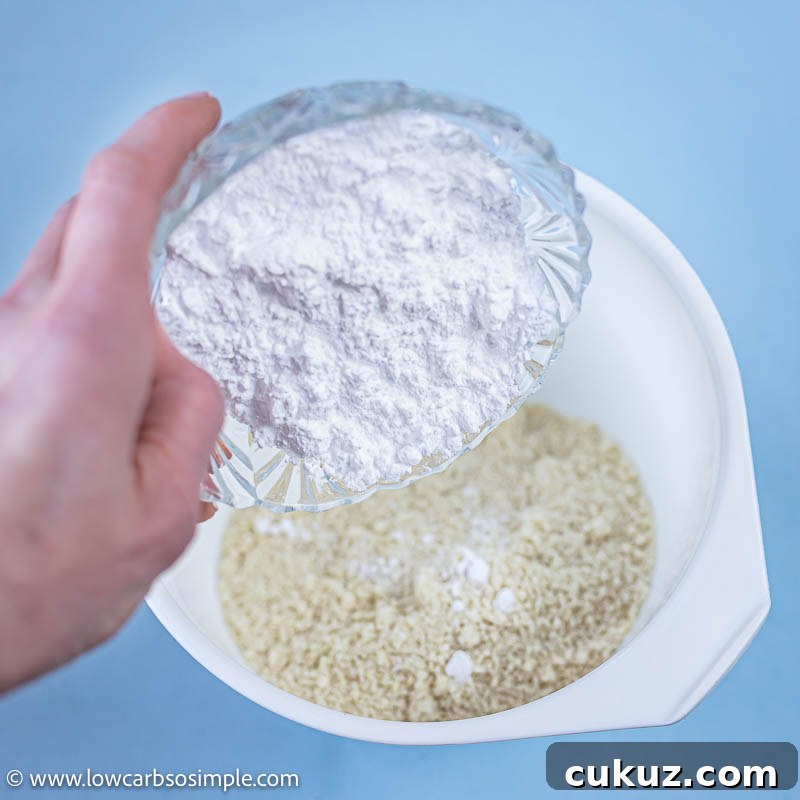 Adding Powdered Erythritol | Low-Carb, So Simple
