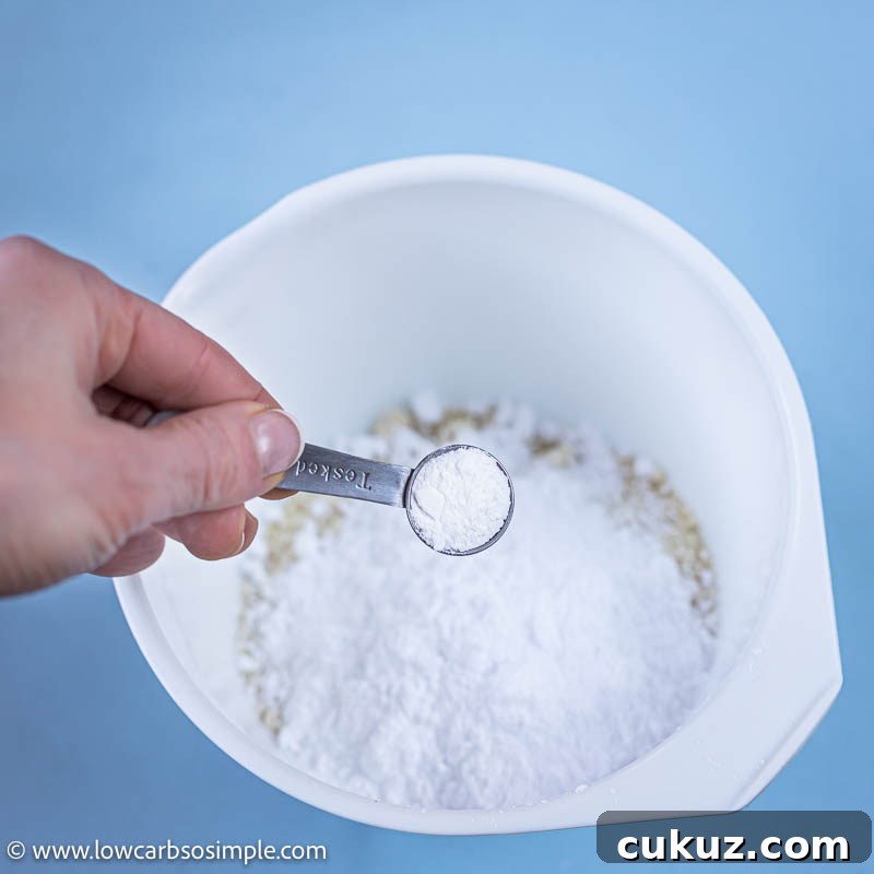 Adding Baking Powder | Low-Carb, So Simple