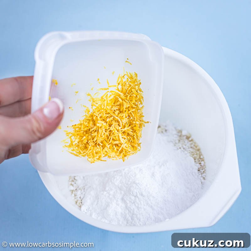 Adding Lemon Peel | Low-Carb, So Simple