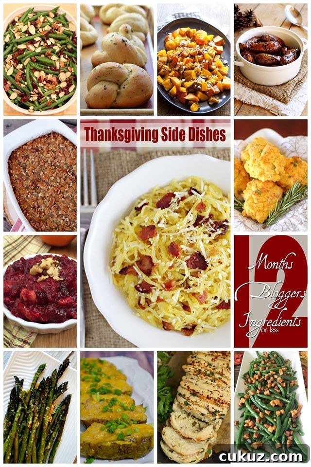 12 Thanksgiving Side Dishes #12bloggers