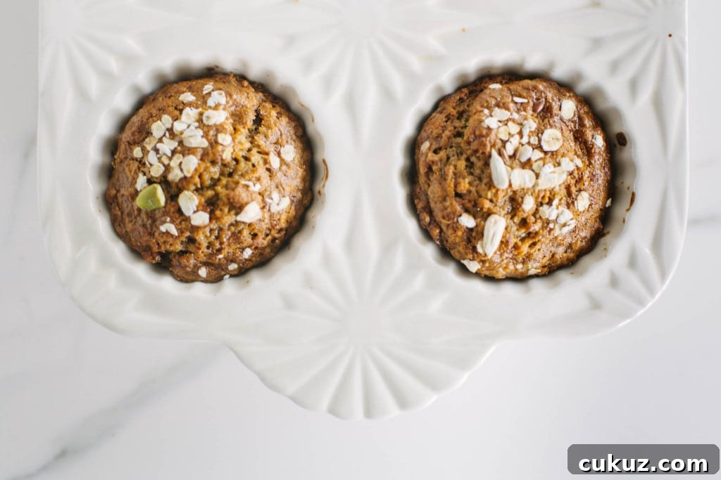 Vegan Porridge Muffins: Wholesome Grab-and-Go Breakfast 4 Breakfast Porridge Muffins (vegan)