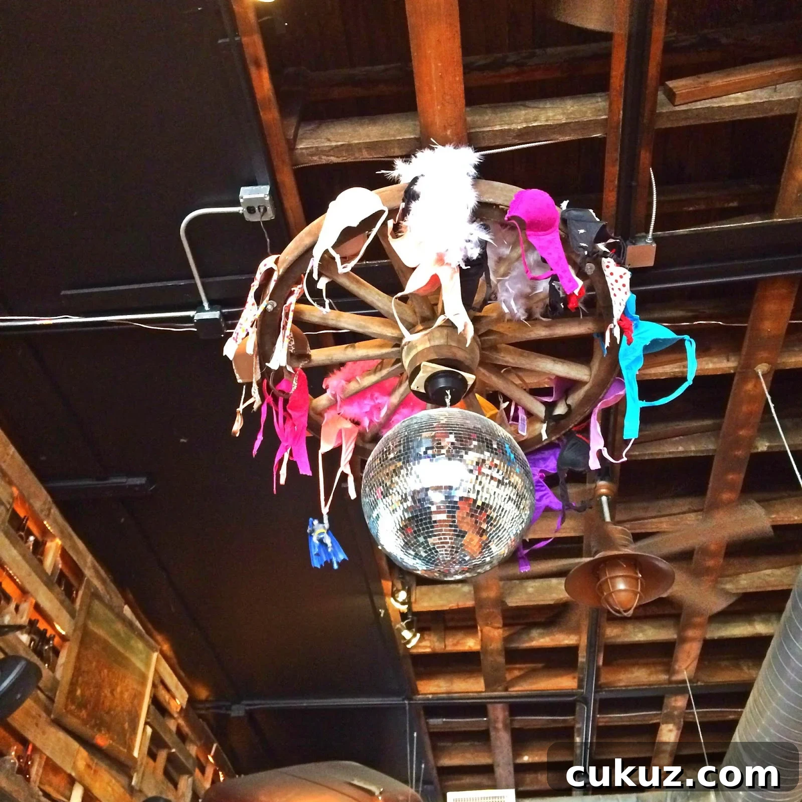 disco ball at Jack Brown's
