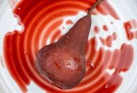 Spiced Pomegranate-Poached Pears (Alcohol-Free)