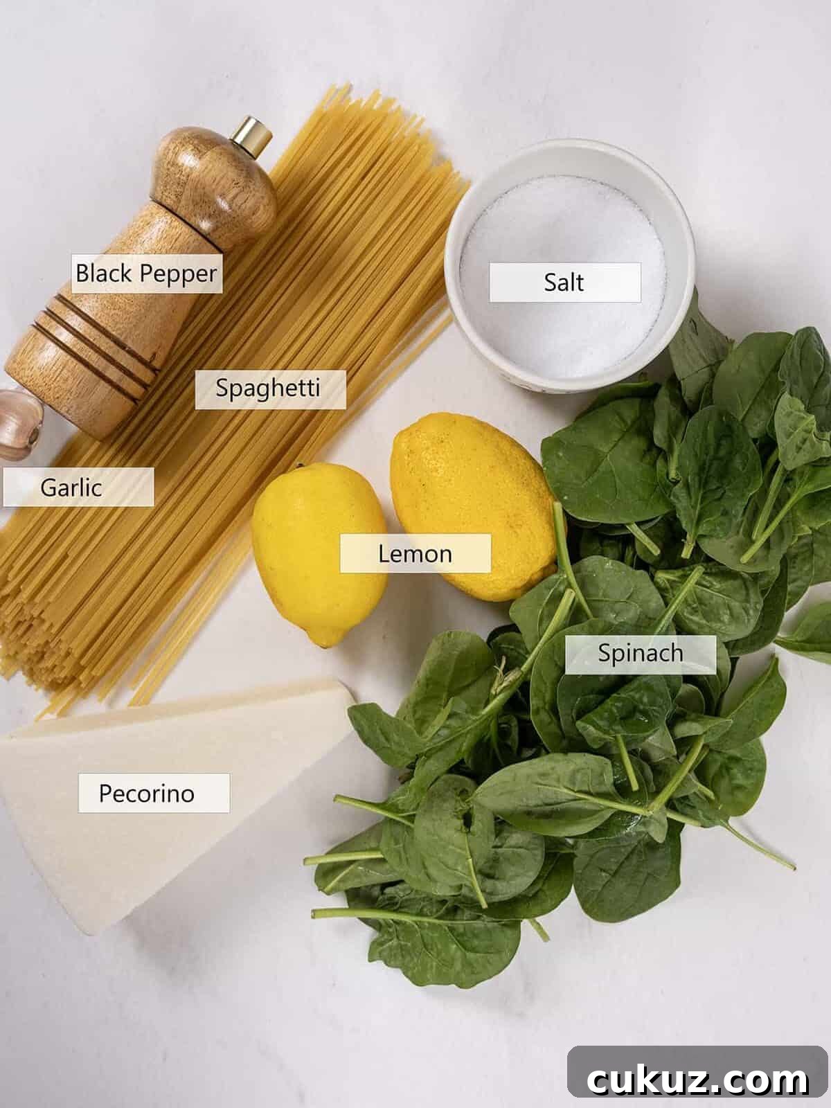 Ingredients for the recipe.