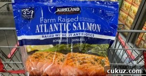 Frozen salmon