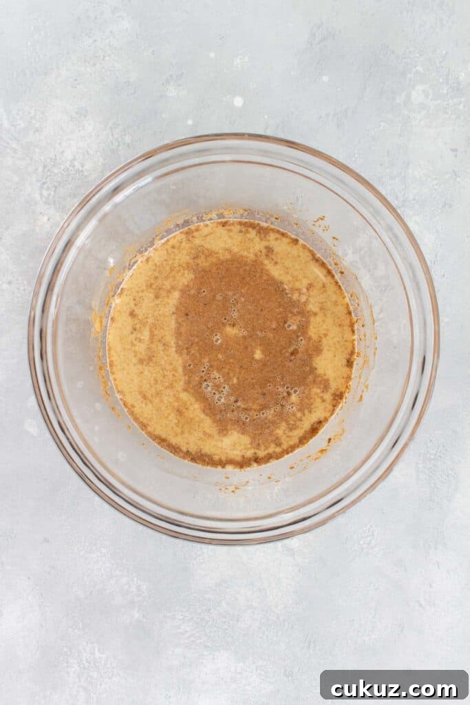 French toast mixture in a bowl.