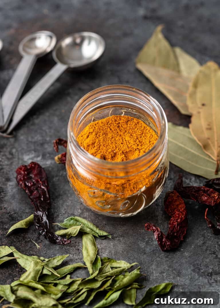 small jar with Curry Powder