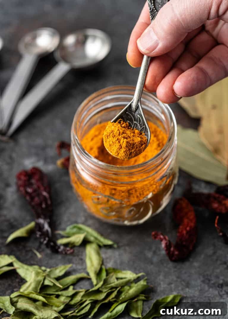 spoon with Curry Powder 